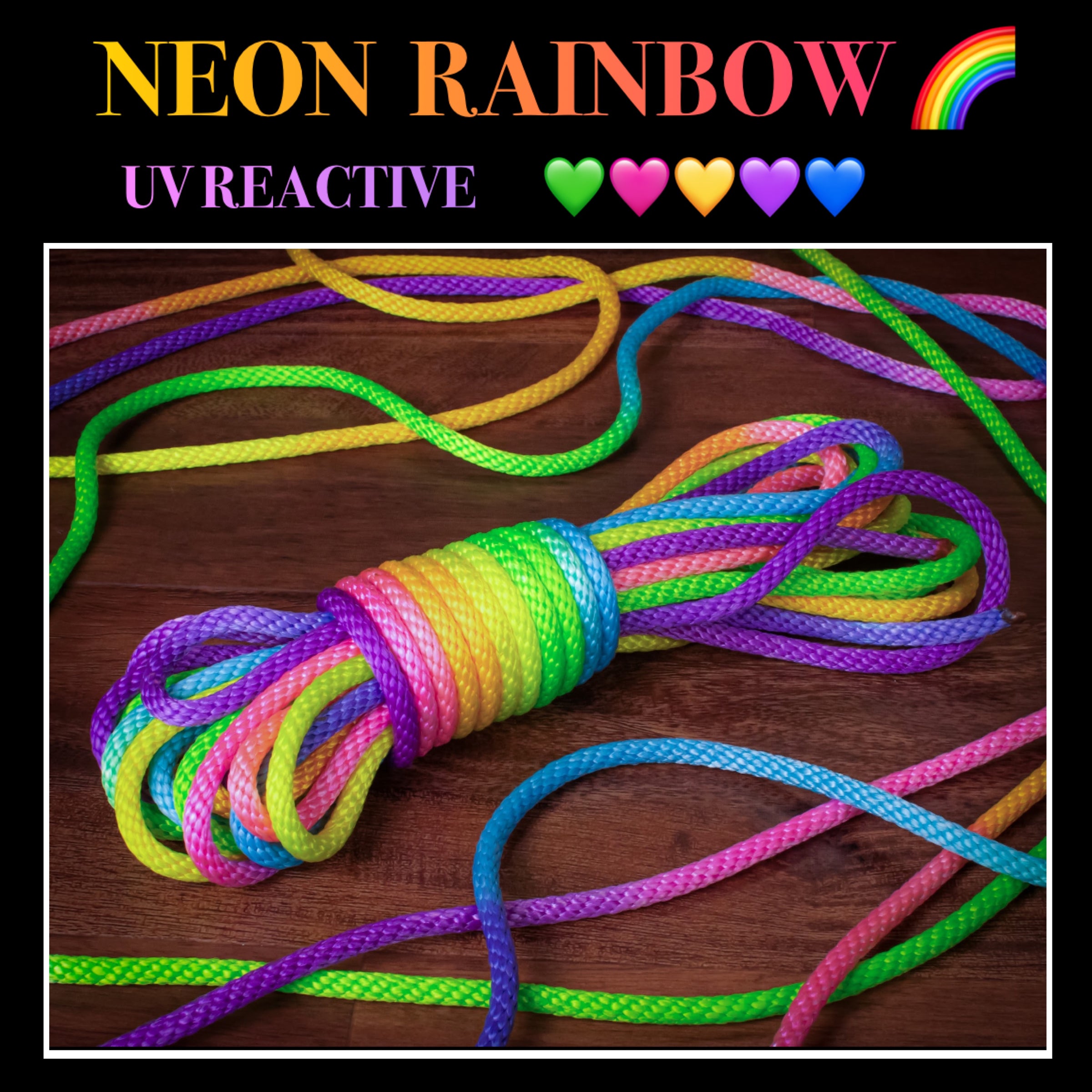 * Rainbow / Multi coloured ropes | The Art of Rope